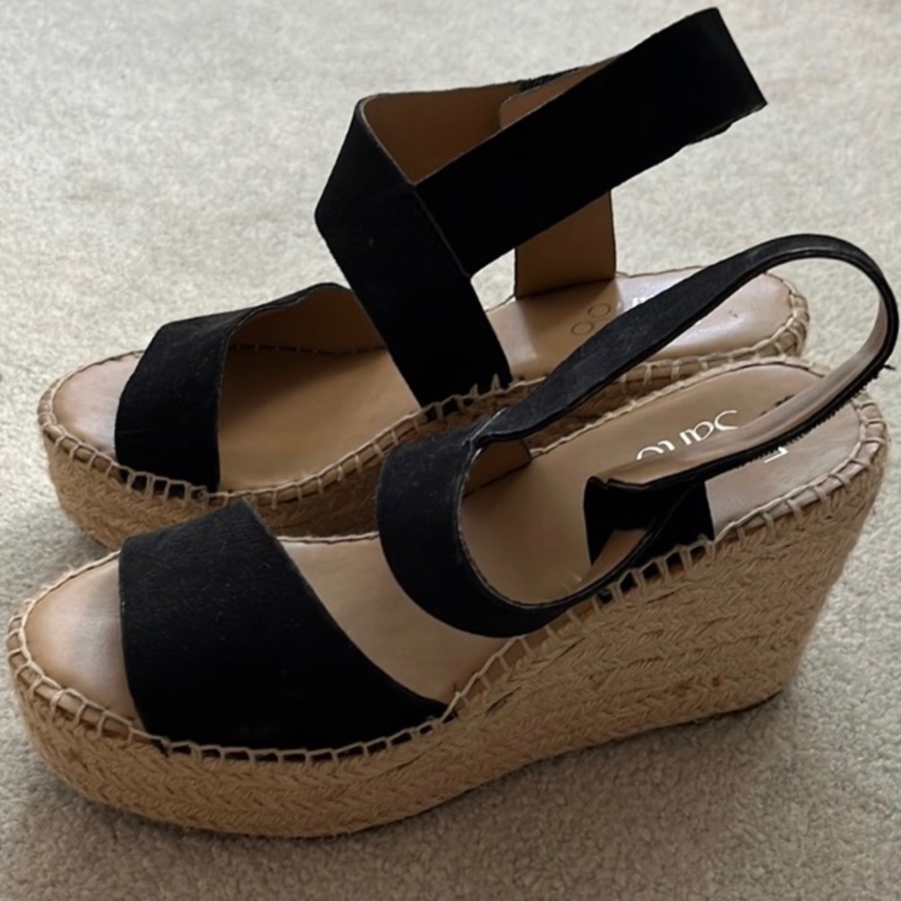 Franco Sarto espadrilles wedge size 7